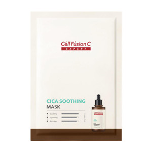 Cell Fusion C / МАСКИ И КРЕМЫ Cica Soothing Mask (1 саше) - Маска восстанавливающая успокаивающая 1 шт.